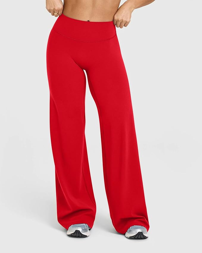 Ryzon yoga - Snygga tränings tights med vida ben